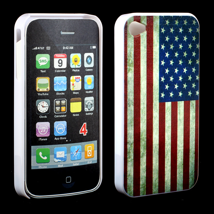 iPhone 4 4S American FLAG Design Case